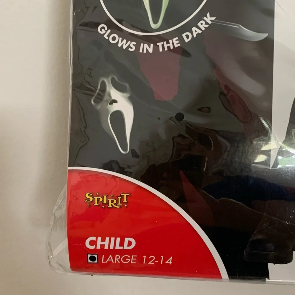 Ghost Face / Scream Halloween Costume Spirit Childrens Size L 12/14